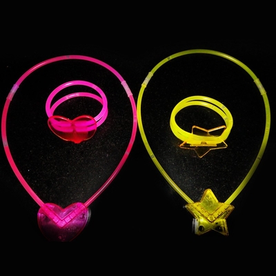 8-12 Hours Glow Time Assorted Colors Chemical Glow Stick Necklace for 2022 Party Favor