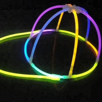Christmas Party Decoration Multi Colored Glow Stick Cap with 6-12 Hours Glowing Time