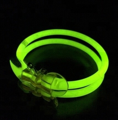 Halloween Supplies Colorful Butterfly Glow Stick Bracelets for Bar Occassion 5*200mm